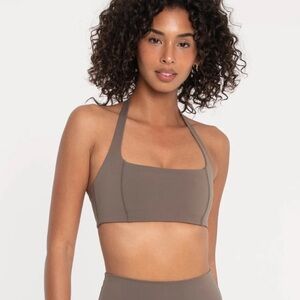 Form Walnut Halter Bra